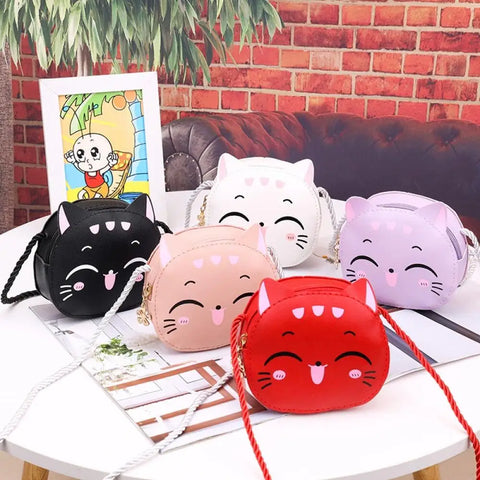 Cute Cat Cartoon Crossbody Bag