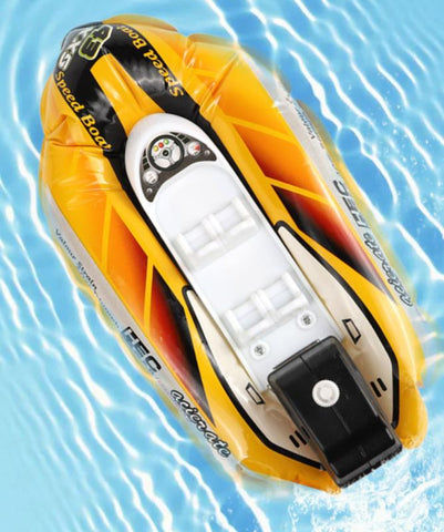 Inflatable Wind-Up Speed Boat Bath Toy