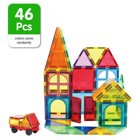 Magnetic Community Figures - 4pcs Toy People Magnetic Tiles Accessories!