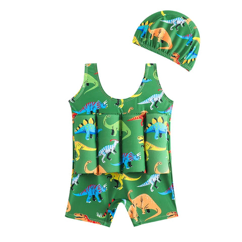 Boys Dinosaur Floating Swimsuit