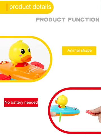 Little Yellow Duck Kayak Toy