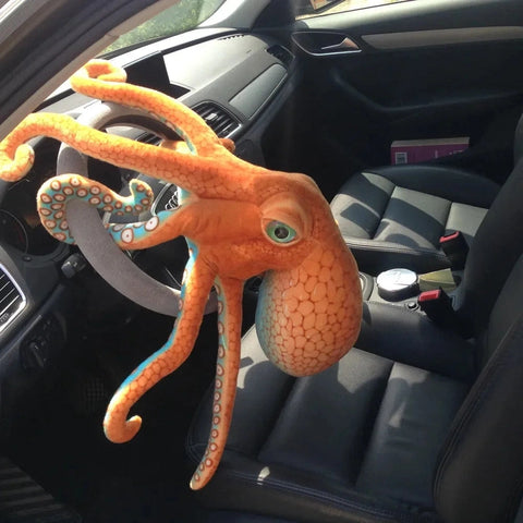 Simulation Octopus and Squid Plush Toys – Realistic Animal Stuffed Dolls