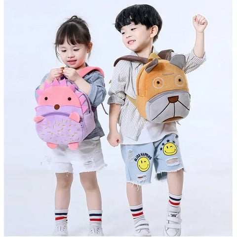 Cute Cartoon Animal Series Plush Backpack for Kids