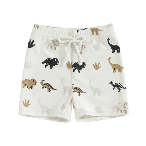 Printed Swim Shorts for Toddler Boys – UPF 50+ Sun Protection! Teeny Pandas