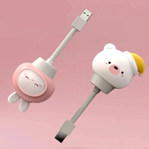 Cute Cartoon USB LED Night Light for Kids