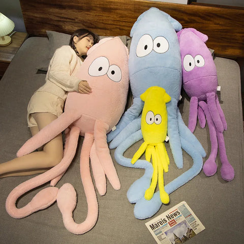 Simulation Octopus Doll - Lifelike Large Squid Plush Toy