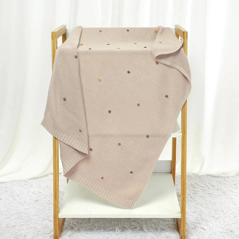 Cotton Knit Baby Blanket - Soft & Cozy Comfort Teeny Pandas