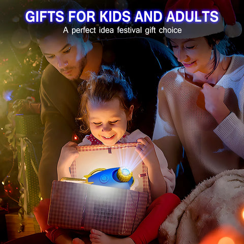 Rocket Galaxy Night Light Projector - 360° Rotate Starry Sky Night Lamp