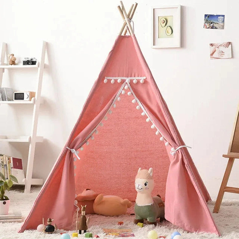 Kids Teepee Tent – Indoor &amp; Outdoor Playhouse for Imaginative Fun Teeny Pandas