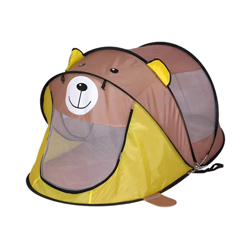 Portable Animal Kids' Tent - Pop Up Cartoon Playhouse for Indoor and Outdoor Fun