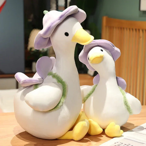 Kawaii Flower Duck Plush Toy – Adorable Stuffed Animal Doll