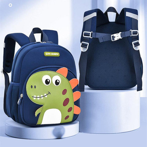 Cute 3D Cartoon Dinosaur School Bag for Boys & Girls