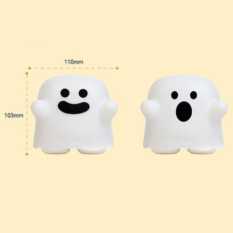 Adorable Boo Ghost Silicone Lamp - With Touch Sensor and Dimmable