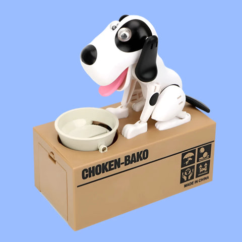 Robotic Dog Stealing Coin Bank – Interactive Money Saving Box for Kids