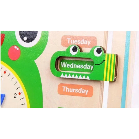 Montessori Wooden Calendar – Hands-On Learning for Kids Teeny Pandas