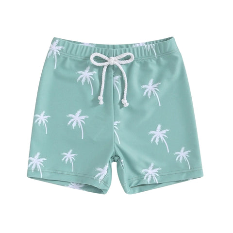 Printed Swim Shorts for Toddler Boys – UPF 50+ Sun Protection! Teeny Pandas