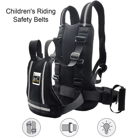 Child Motorcycle Safety Harness with Reflective Design
