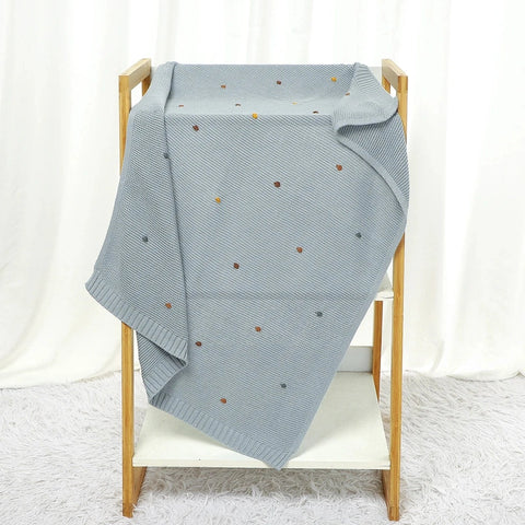 Cotton Knit Baby Blanket - Soft & Cozy Comfort Teeny Pandas