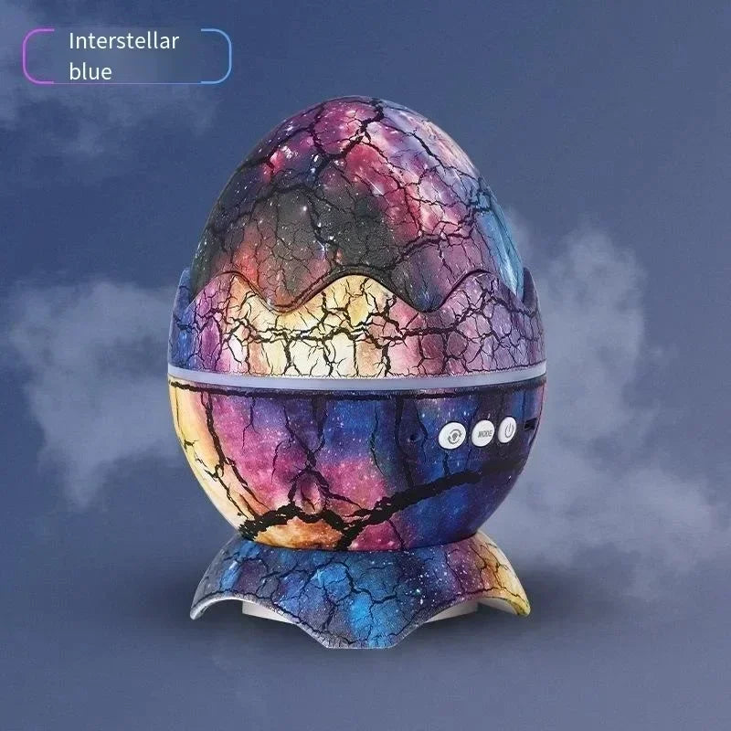 DinoGlow Dinosaur Egg Galaxy Projector – Magical Starry Night Light Teeny Pandas