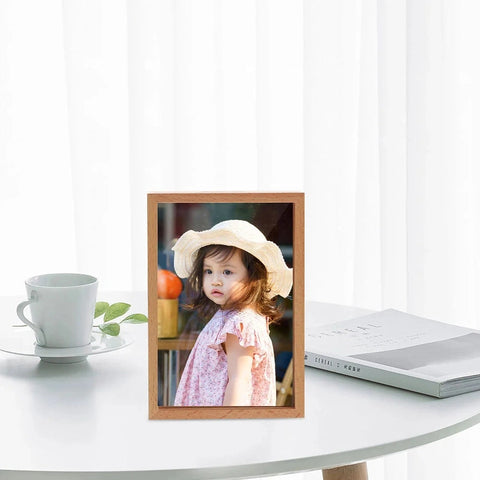 Clear Slot Cube Photo Frame Piggy Bank – Multi-purpose Acrylic Money Box