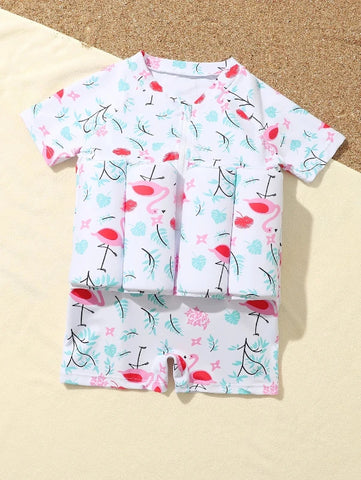 Floating Swimsuit for Girls -  One-Piece Swimwear for Kids!