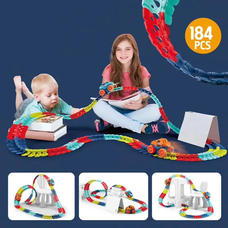 Gravity Defying Race Track for Kids – Exciting STEM Toy Teeny Pandas