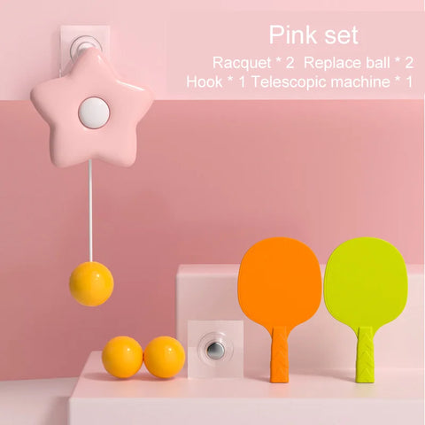 Hanging Table Tennis Game Set - Engage in Fun and Active Play! Teeny Pandas