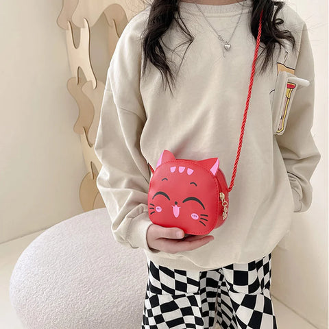 Cute Cat Cartoon Crossbody Bag
