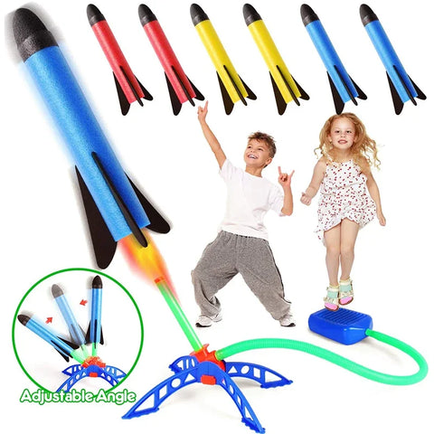Kids Rocket Foot Pump – Air Powered Soaring Rocket Launcher for Children