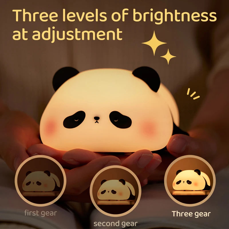 PandaPals Rechargeable LED Lamp – Adorable Panda Companion Teeny Pandas