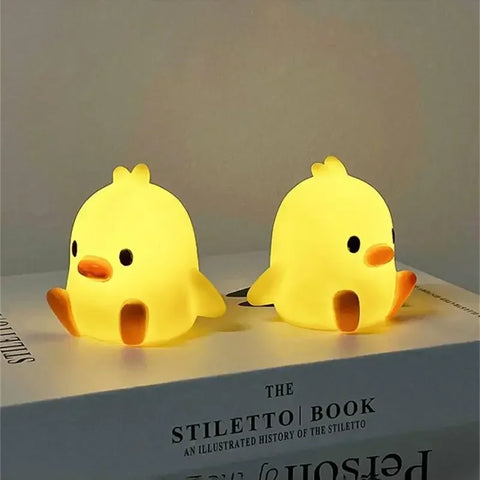 Little Yellow Duck Night Light - Creative Children's Desk Lamp