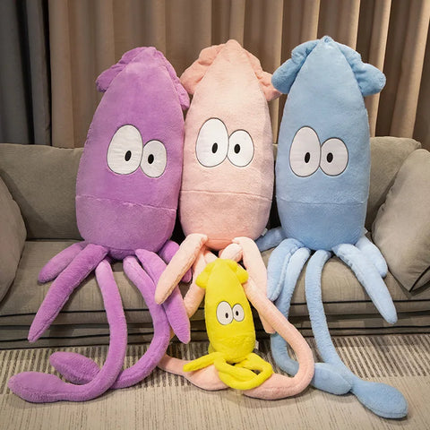 Simulation Octopus Doll - Lifelike Large Squid Plush Toy