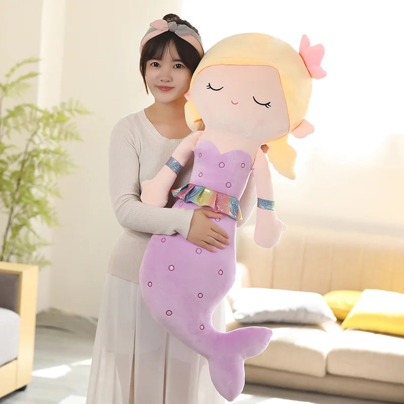 Giant Mermaid Doll Plushie Pillow - product detail view 16