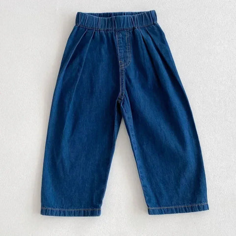Kids Loose Jeans – Fashionable Denim Wide-Leg Trousers for Boys & Girls
