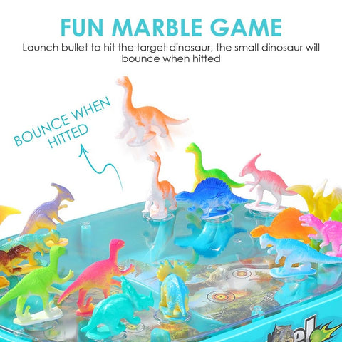 Dinosaur Battle Catapult 2-Player Marble Game