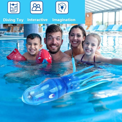Light-Up Electric Squid Bath & Pool Toy