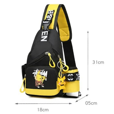 Anime Pikachu Crossbody Bag
