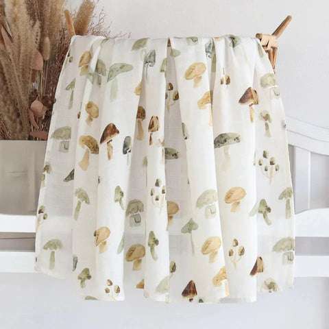 Gentle Bamboo Cotton Swaddle - Luxurious Comfort and Breathable Swaddle Teeny Pandas