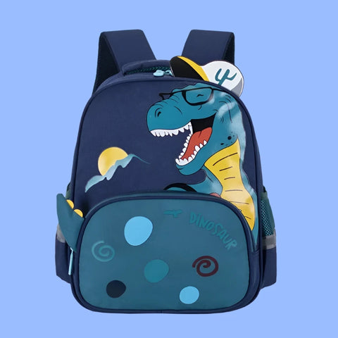 Cartoon Dinosaur Kindergarten School Bag for Boys