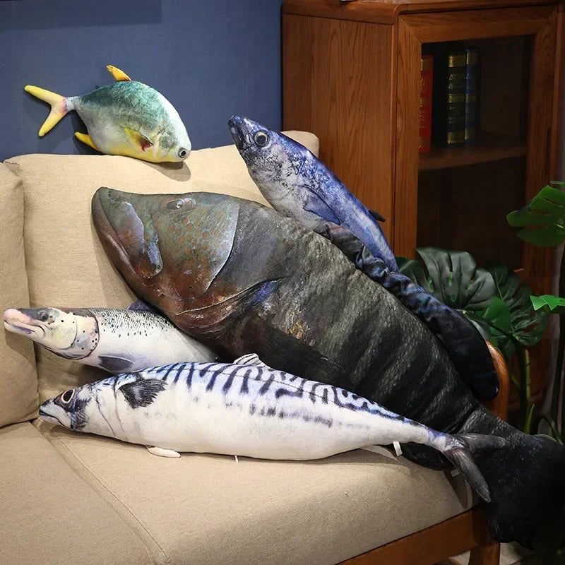 3D Simulation Fish Plush Toys - product detail view 11