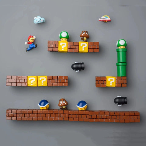 Classic Cartoon Refrigerator Magnet - Game Character Fridge Magnet Stickers