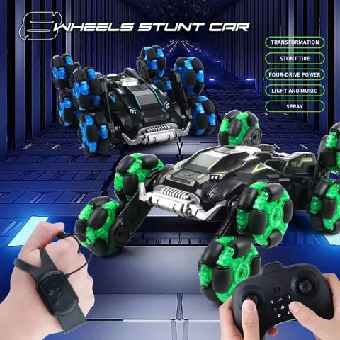 Eight-Wheel Stunt Off-Road Remote Control Car