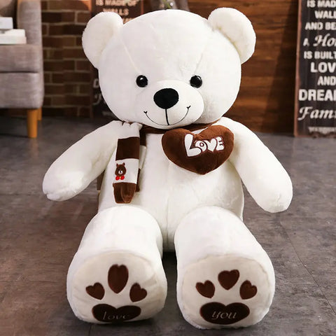 Ultra-Soft Bear Plush Pillow – Cuddly Companion
