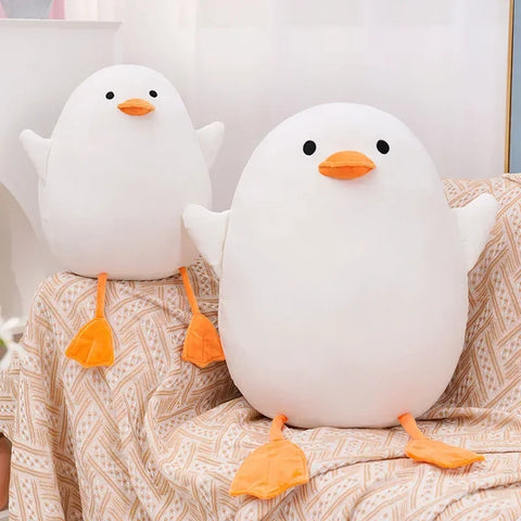 Duck Pillow Plush Toy – Adorable Round Plush Cushion