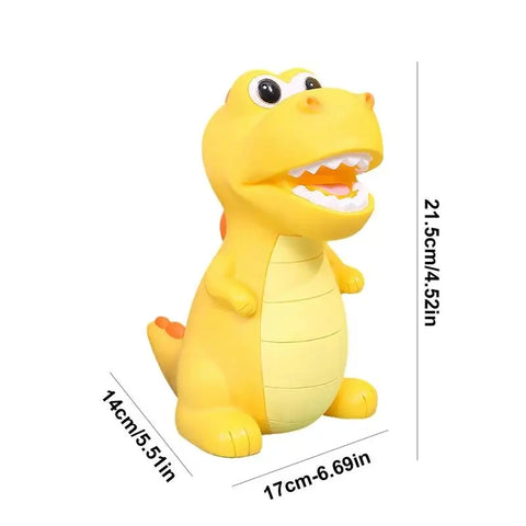 Large Capacity Dinosaur Piggy Bank – Durable Anti-Drop Coin Bank for Kids