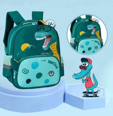 Cartoon Dinosaur Kindergarten School Bag for Boys