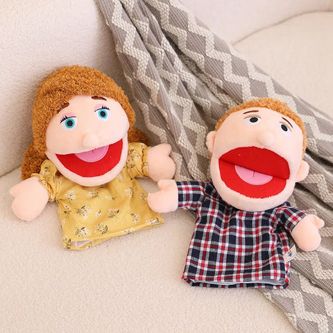 Kids Plush Finger & Hand Puppets – Role Play Toys for Bedtime Stories