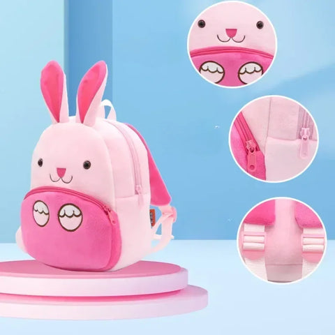 Cute Cartoon Animal Series Plush Backpack for Kids