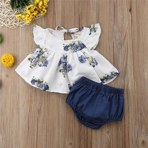 Baby Girl Summer Swim Set - Breathable and Stylish Baby Outfit Teeny Pandas