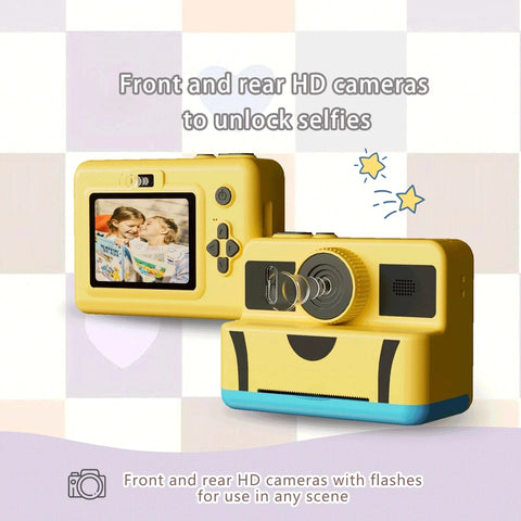 Kids Digital Instant Camera with Zero-Ink Printing